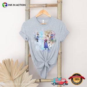 Disney Frozen Mickey Head Cute Charater Watercolor Shirt 2 Ink In Action