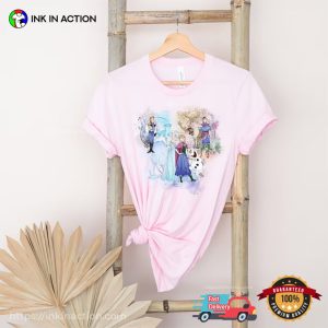Disney Frozen Mickey Head Cute Charater Watercolor Shirt 4 Ink In Action