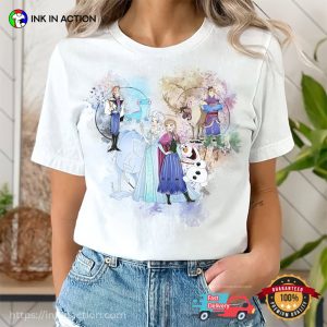 Disney Frozen Mickey Head Cute Charater Watercolor Shirt 5 Ink In Action