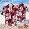 Dr Pepper Flower Pattern Summer Hawaiian Shirt