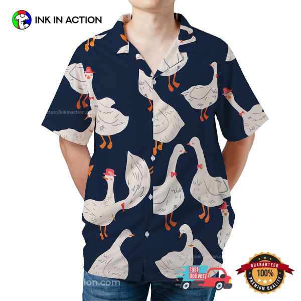 Elegant Goose Hawaiian Shirt