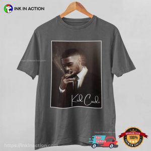 Elegant Men Kid Cudi Graphic Shirt 2 Ink In Action