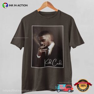 Elegant Men Kid Cudi Graphic Shirt 5 Ink In Action