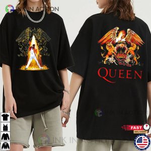 Freddie Mercury Queen Rock Band Music Tee