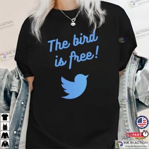 Free The Larry twitter bird Unisex Shirt 3 Ink In Action