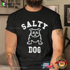 Funny salty dog Basic Shirt 2 Ink In Action