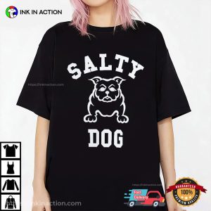 Funny salty dog Basic Shirt 3 Ink In Action