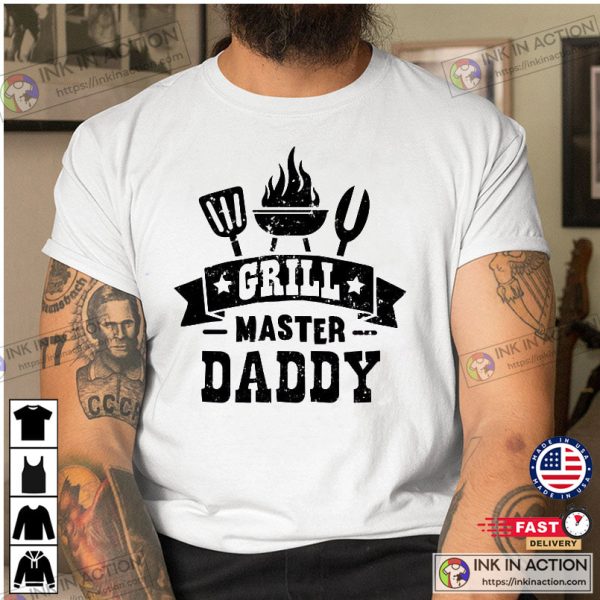 Grill Master Daddy National Grilling Month T-shirt