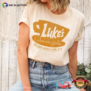 Gilmore Girls Lukes Stars Hollow T shirt 2 Ink In Action