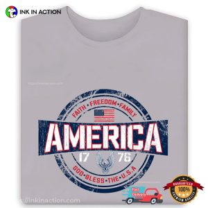 God Bless The USA 1776 Shirt Happy family day 2023 2