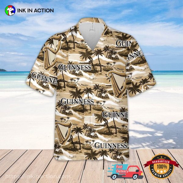 Guinness Beer Sea Island Best Hawaiian Shirts