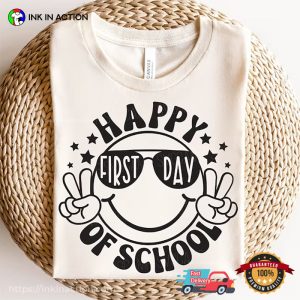 Happy First Day Of School Shirt, Back2school Shirt