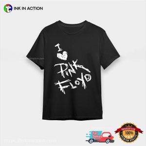 I Love Pink Floyd Basic Unisex Shirt 1 Ink In Action