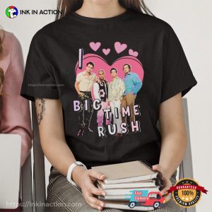 I Love big time rush big time rush Funny Shirt 3 Ink In Action