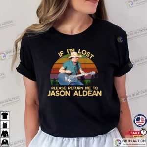 If I’m Lost Please Return Me To Jason Aldean Basic T-shirt