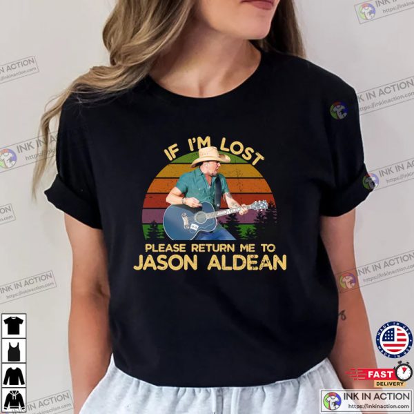 If I’m Lost Please Return Me To Jason Aldean Basic T-shirt