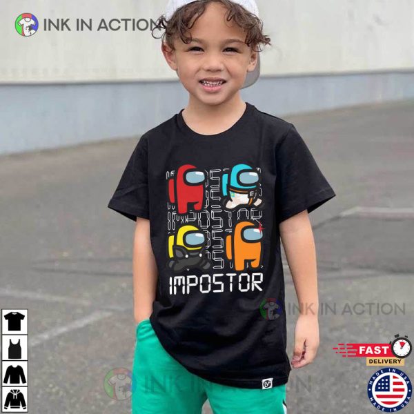 Impostor Among Us Merch Kid T-shirt