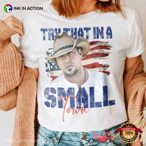 Jason Aldean Small Town Country Music T-shirt