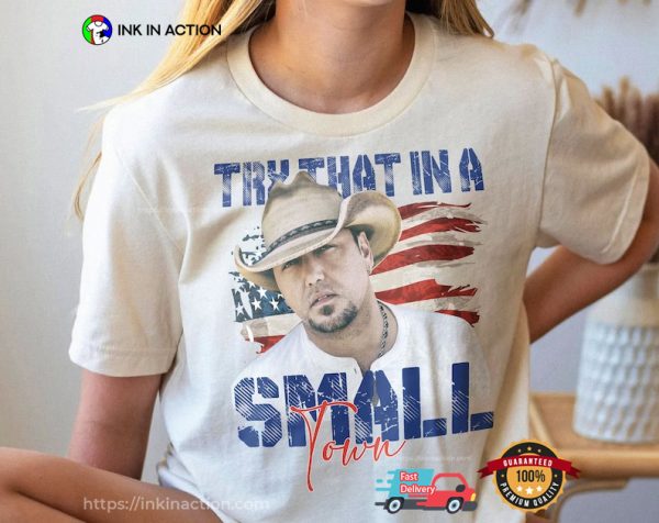 Jason Aldean Small Town Country Music T-shirt