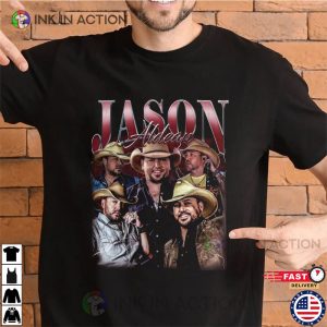 Jason Aldean Country Song Gift For Fan T Shirt 3 Ink In Action