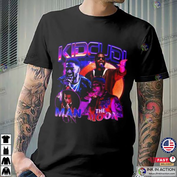 Kid Cudi Concert New Album Man On The Moon Rap Shirt