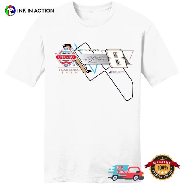 Kyle Busch 2023, Racing Team Collection White 2023 Grant Park 200 T-Shirt