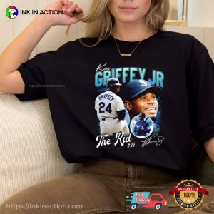 Ken Griffey Jr The Kid Basketball Legend Signature Vintage T-shirt