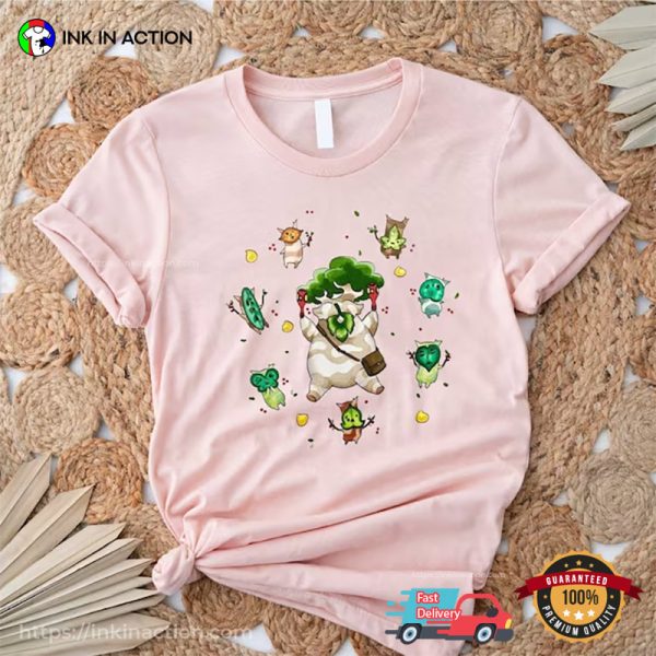 Korok Breath Of The Wild Legend Of Zelda Floral Shirt