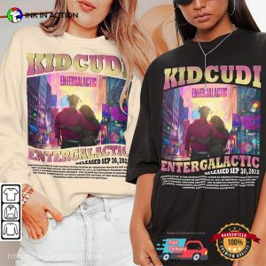 Kid Cudi Rapper Entergalactic Album Retro Graphic Unisex T-shirt