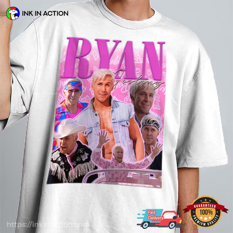 RYAN GOSLING Vintage Shirt Ryan Gosling Homage Fan Tees 