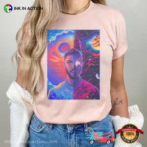 Kid Cudi man on the moon Kid Cudi Graphic T Shirt 3 Ink In Action