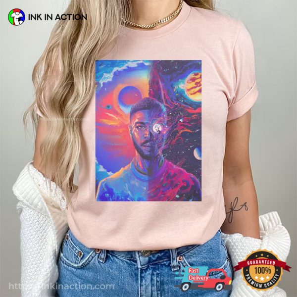 Kid Cudi Man On The Moon, Kid Cudi Graphic T-Shirt