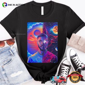 Kid Cudi man on the moon Kid Cudi Graphic T Shirt 4 Ink In Action