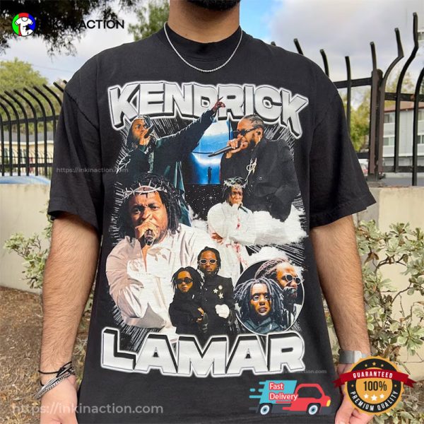 Lamar Kendrick Concert The Rapper 90’s Style Merch