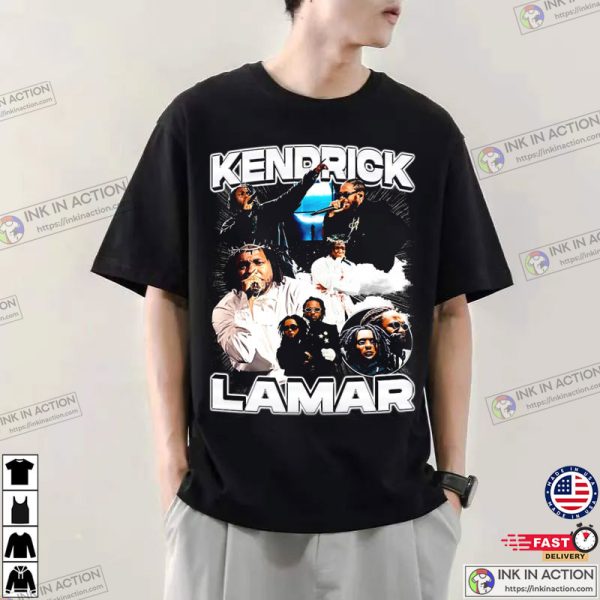 Lamar Kendrick Concert The Rapper 90’s Style Merch