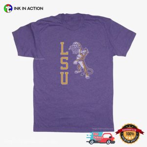 LSU Dunking Tiger Graphic Tee 3 Ink In Action