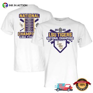 LSU Tigers 2023 NCAA Men’s Baseball College World Series Champions T-Shirt