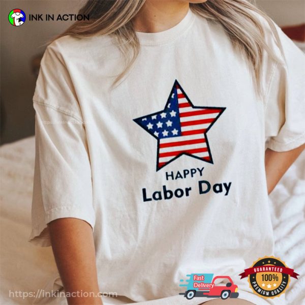 Labour Day 2023 American Printed T-shirts