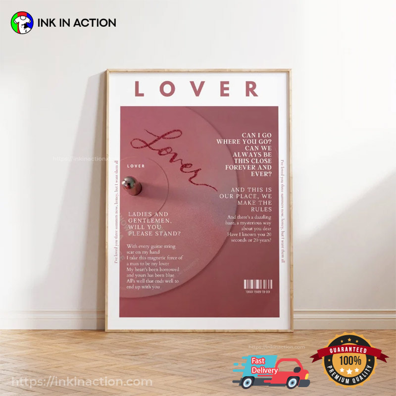 Lover Taylor Swift Poster, Swiftie Merch Print - Print your thoughts. Tell  your stories.