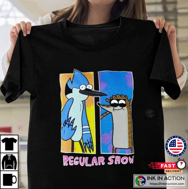 Mordecai & Rigby Hi There Regular Show Shirt