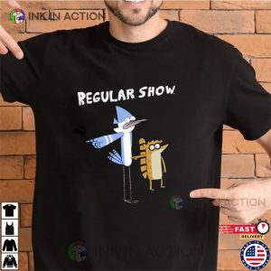 Mordecai Rigby Regular Show Who Did This Funny T-shirt