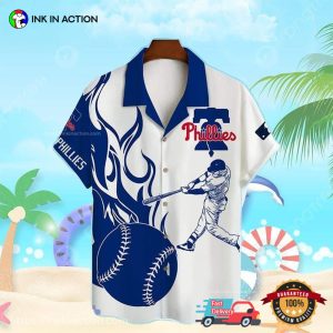 MLB Phillies Baseball Hawaiian Shirt
