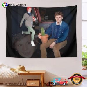 Michael and Cactus Funny Meme Wall Art Poster 2 Ink In Action