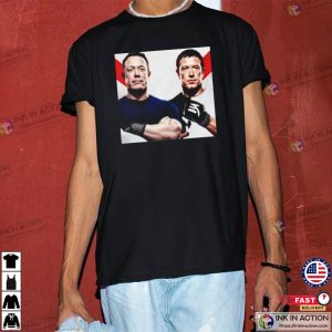 Mma Tech Titans Unleashed Musk Vs mark zuckerberg ufc Shirt 2 Ink In Action