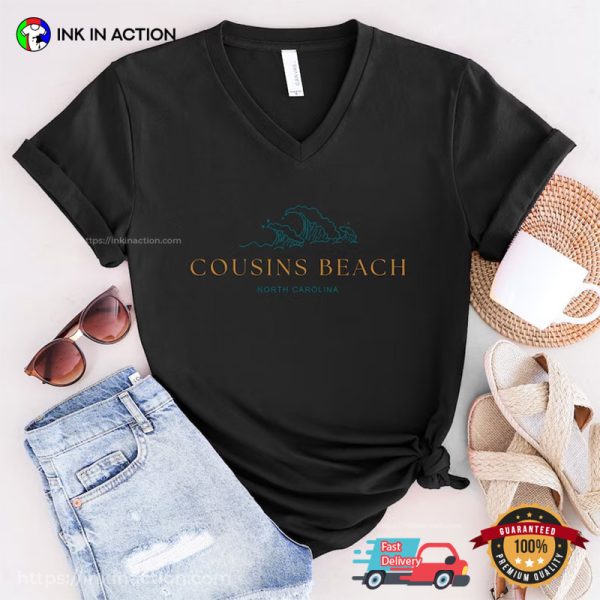 North Carolina Cousins Beach T-shirt, Mega Tsunami Unisex Shirt