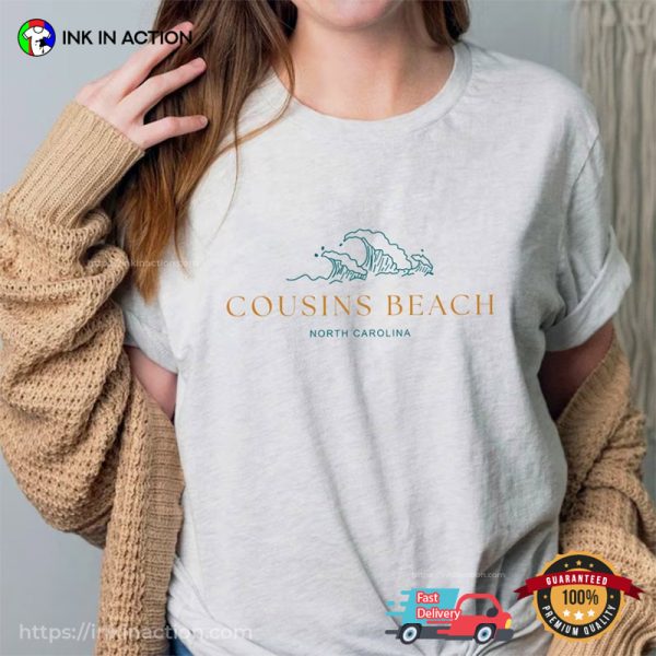 North Carolina Cousins Beach T-shirt, Mega Tsunami Unisex Shirt