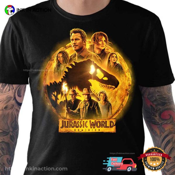 New Jurassic World Dominion 2022 Official T-shirt