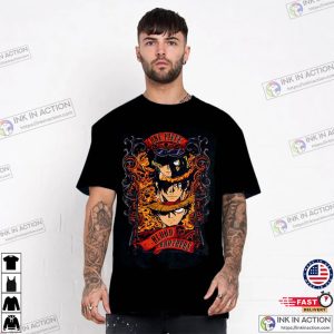 One Piece Blood Brothers Luffy Ace Sabo Anime Shirt 3 Ink In Action