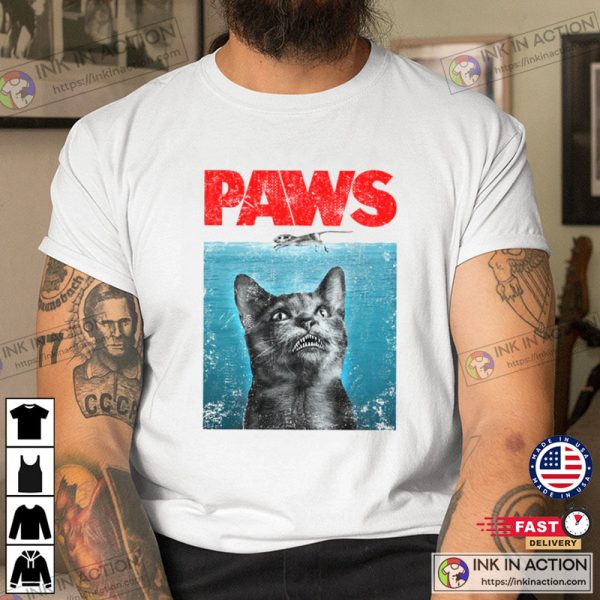 PAWS CAT T-SHIRT