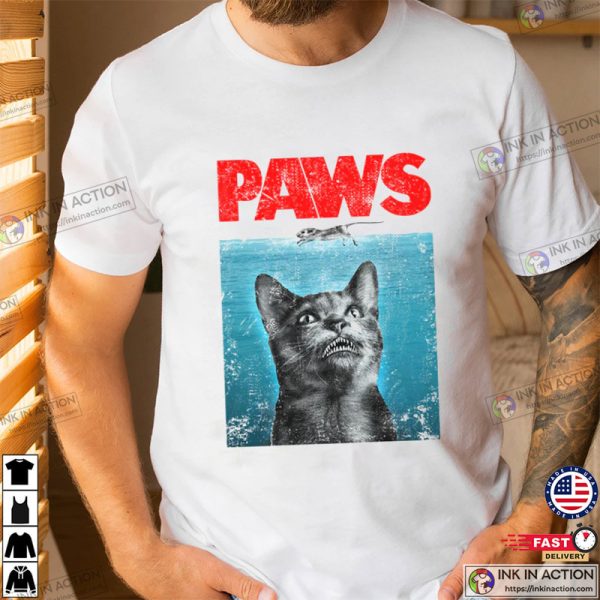 PAWS CAT T-SHIRT